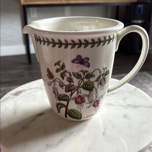 Portmerion Botanic Garden Floral Ceramic Pitcher 30 oz